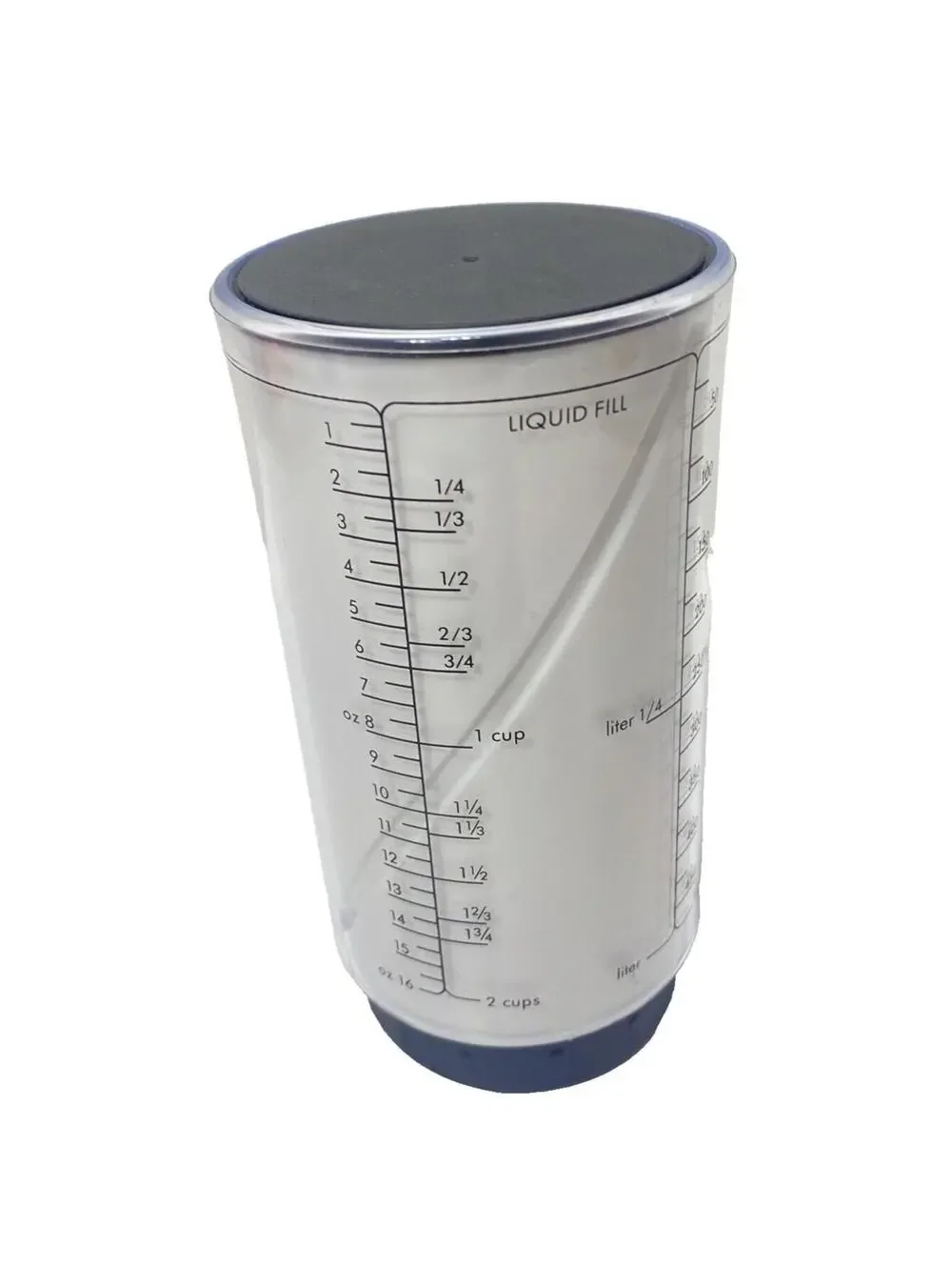 2-Cup Adjustable Measuring Cup, Twisting Kitchen Baking Tool for Liquids & Solid